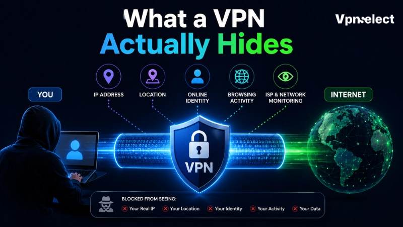 What a VPN Actually Hides