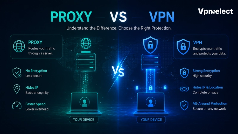Proxy vs VPN 