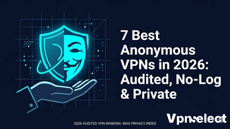 Top 7 Best Anonymous VPNs in 2026: Audited, No-Log & Private