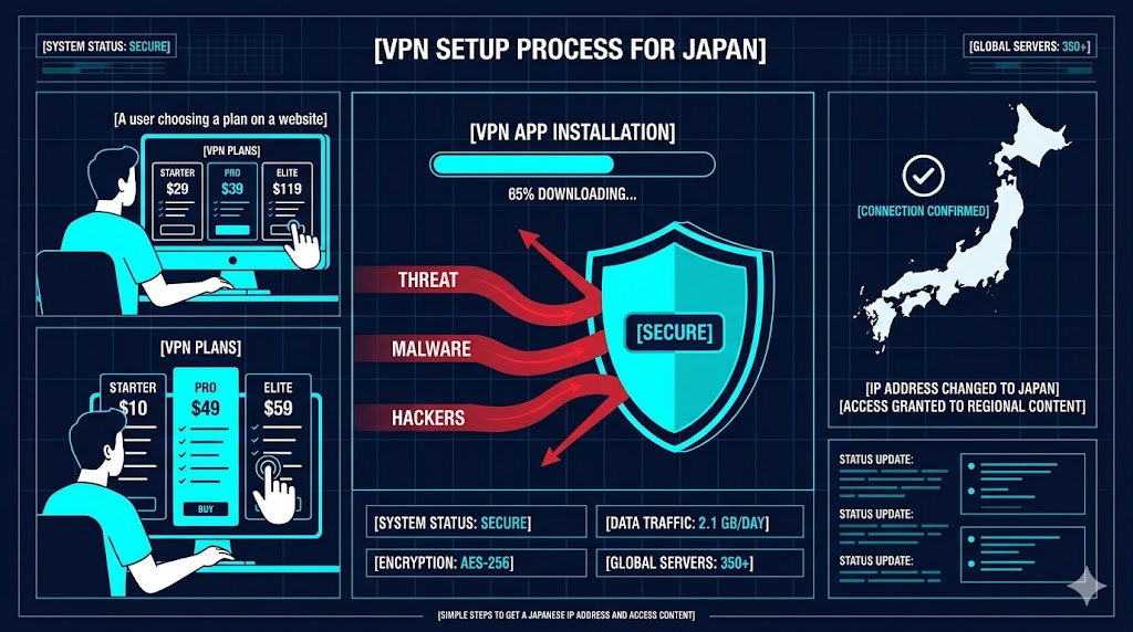 How to Set Up a VPN for Japan (Step-by-Step)