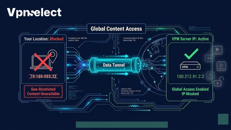Technical diagram for IP masking & global content