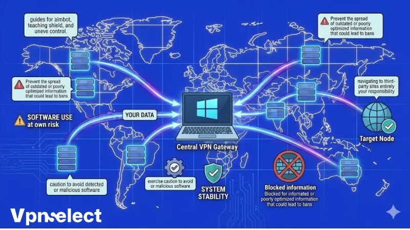 Global VPN server network for Windows
