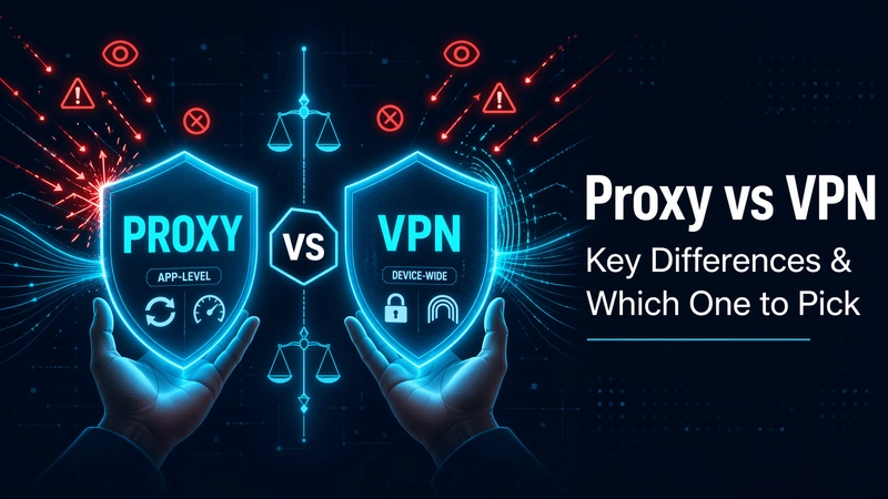 Proxy vs VPN: Key Differences & Which One to Pick