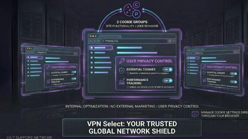 Secure personal data processing and encryption at VPNSelect