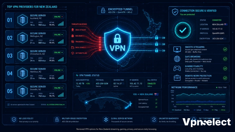 Best VPN for New Zealand