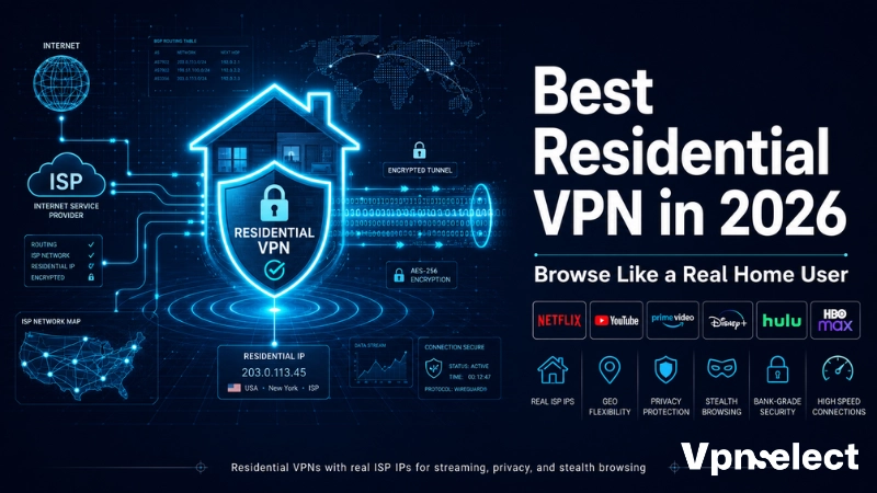 Best Residential VPN in 2026: Top Picks to Browse Like a Real Home User