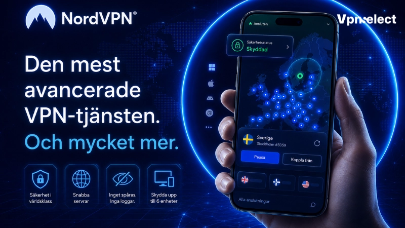 NordVPN Best VPN for Sweden 