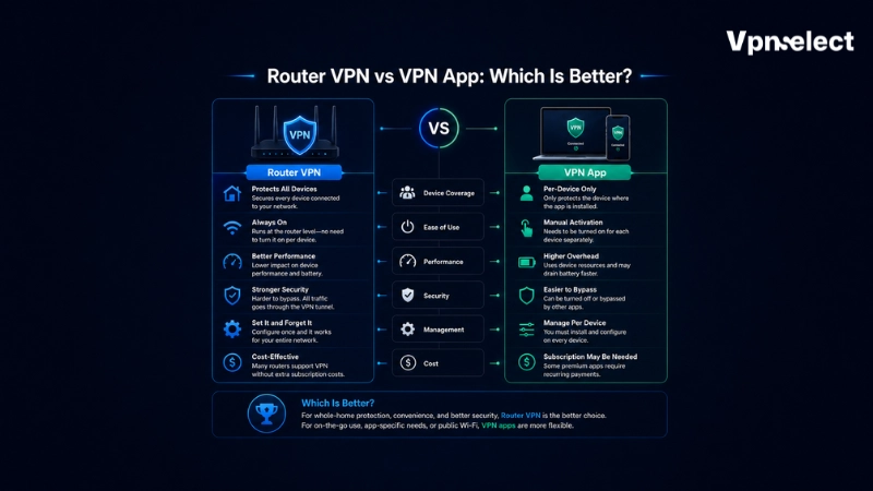 Router VPN vs VPN App: Which Is Better?