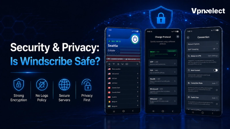 Security & Privacy: Is Windscribe Safe?