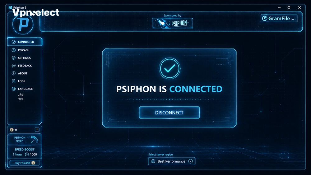 Best VPN for Myanmar Psiphon