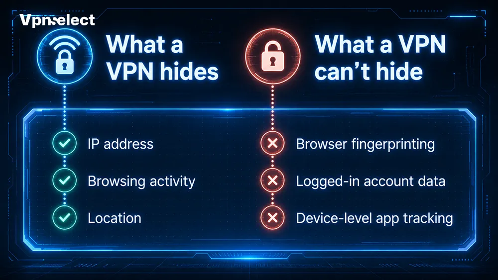 What A VPN Hides and Can’t Hide