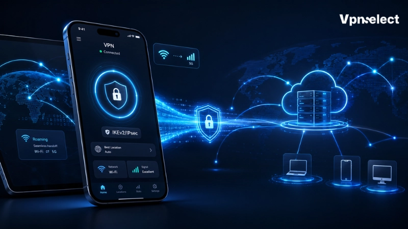 IKEv2/IPsec: Best for Mobile Users